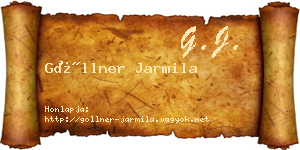 Göllner Jarmila névjegykártya